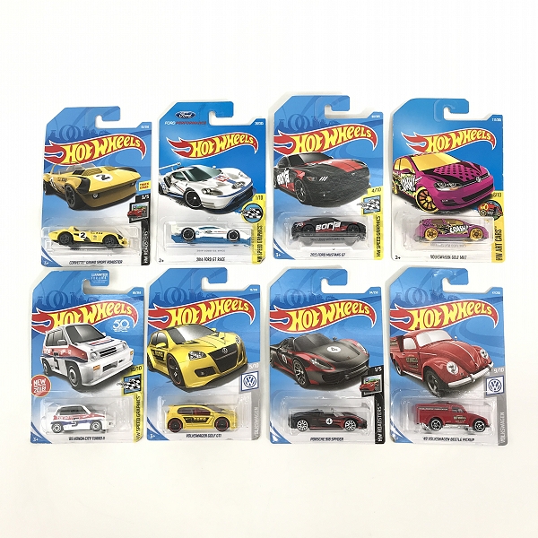 実際に弊社で買取させて頂いた【おまとめ/未開封】Hot Wheels/ホットウィール PORSCHE 918 SPYDER/VOLKSWAGEN GOLF MK7 他