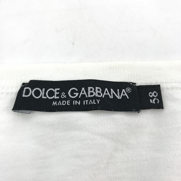 実際に弊社で買取させて頂いたDOLCE&GABBANA/ドルチェ&ガッバーナ JAMES DEAN/ジェームスディーン Tシャツ カットソー JT-G8M95T/58の画像 2枚目
