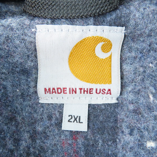 実際に弊社で買取させて頂いたcarhartt/カーハート アクティブジャケット HELMETS TO HARDHATS ブラック/2XLの画像 2枚目