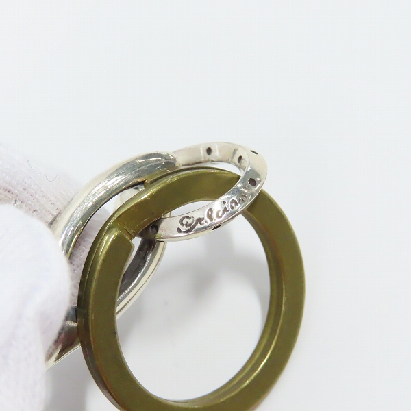 実際に弊社で買取させて頂いた（2）GANGSTERVILLE×Galcia/ギャングスタービル×ガルシア スワロー キーホルダー シルバーの画像 7枚目