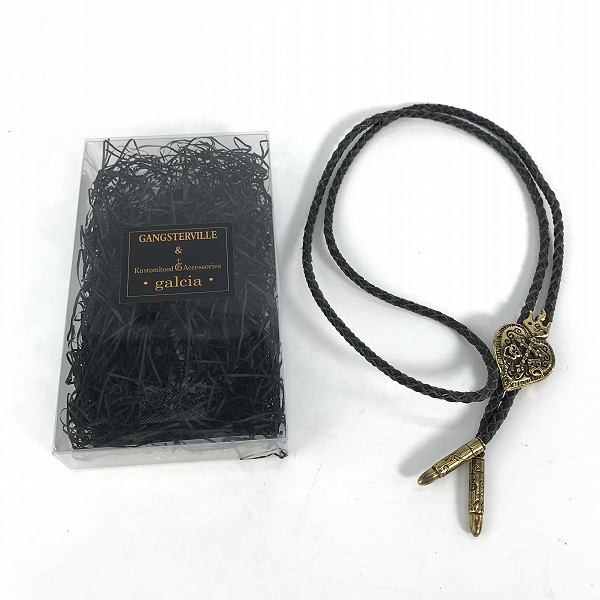 実際に弊社で買取させて頂いた(4)Gangsterville×galcia/ギャングスタービル×ガルシア TWO FACE/ダブルフェイス BOLO TIE/ボロタイ/ループタイ ブラス/真鍮の画像 8枚目