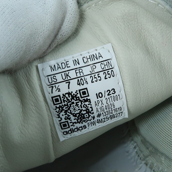 実際に弊社で買取させて頂いたY-3/ワイスリー アディダス×ヨウジヤマモト SUPERSTAR スーパースター スニーカー IG4026/25.5の画像 5枚目