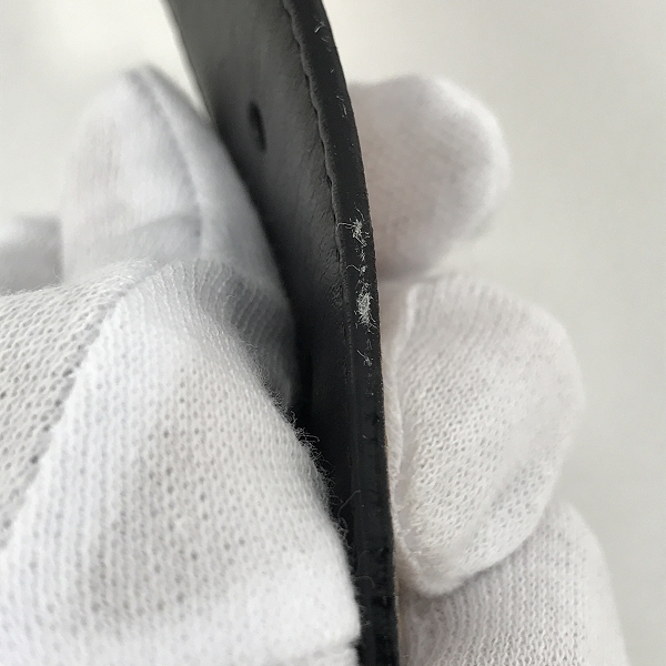 実際に弊社で買取させて頂いたCELINE/セリーヌ レザー ロゴ ベルトの画像 6枚目