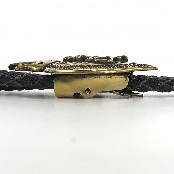 実際に弊社で買取させて頂いた(6)Gangsterville×galcia/ギャングスタービル×ガルシア TWO FACE/ダブルフェイス BOLO TIE/ボロタイ/ループタイ ブラス/真鍮の画像 4枚目