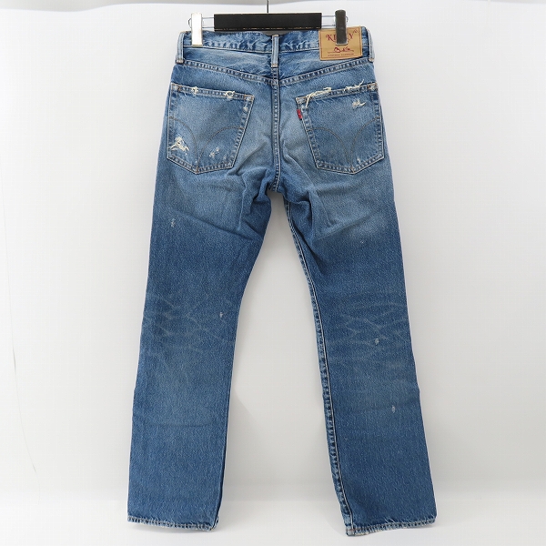 実際に弊社で買取させて頂いたHYSTERIC GLAMOUR/ヒステリックグラマー デニム スリムブーツカットパンツ 02193AP09/28の画像 1枚目