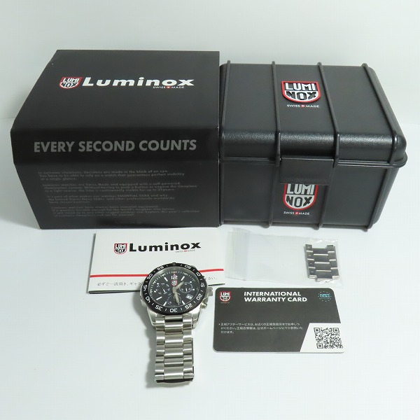 実際に弊社で買取させて頂いたLUMINOX/ルミノックス SERIES 3140 パシフィック DIVER クロノグラフ 3142の画像 9枚目