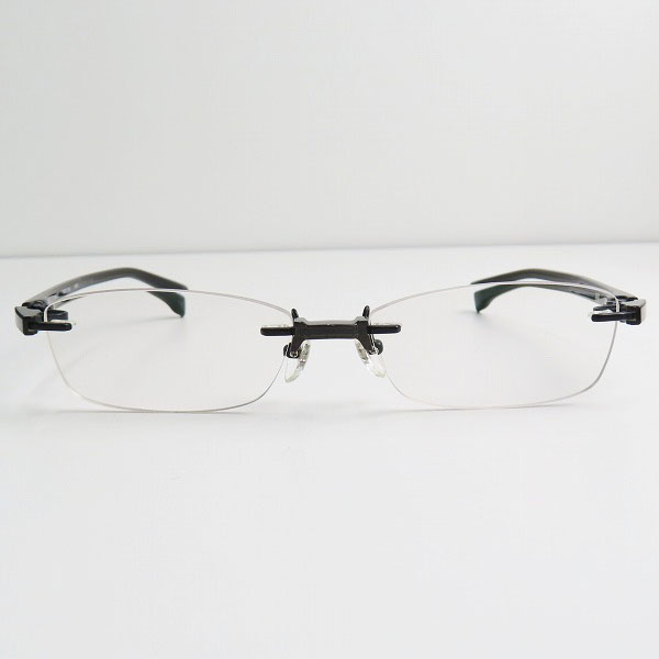 実際に弊社で買取させて頂いた999.9/フォーナインズ ツーポイント/リムレス 度入り眼鏡/メガネフレーム TW-45T