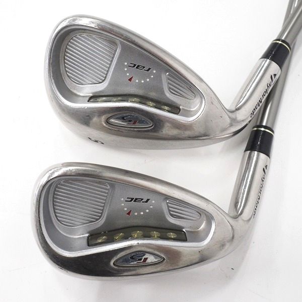 実際に弊社で買取させて頂いたTaylorMade/テーラーメイド rac r5 アイアン #5～9,P,Sw 7本セット レフティ/左きき用 M.A.S.2 5/55 PLUS FLEX:Rの画像 5枚目