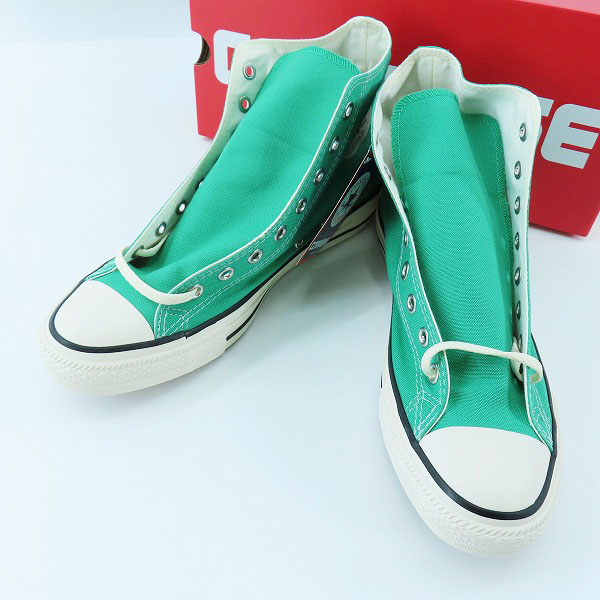 実際に弊社で買取させて頂いた【未使用】CONVERSE/コンバース ALL STAR BURNTCOLORS HI JDE.GRN/オールスター ハイ 1SD430/28