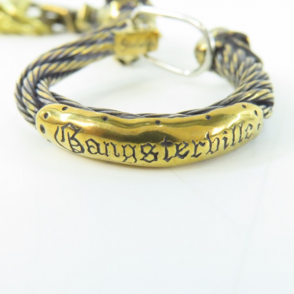 実際に弊社で買取させて頂いた(7)Gangsterville×galcia/ギャングスタービル×ガルシア キーホルダー DEVIL/デビル ブラス 真鍮 キーフック 15cmの画像 4枚目