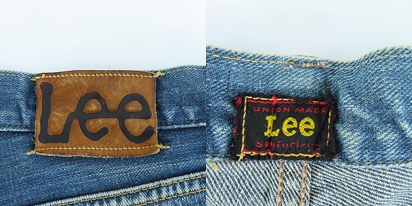 実際に弊社で買取させて頂いたLee/リー デニムパンツ 日本製 5101 W31/L33の画像 4枚目