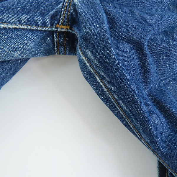 実際に弊社で買取させて頂いたLEVI'S/リーバイス ヴィンテージ 501 66前期 ボタン裏刻印6 スモールe ボタンフライ デニムパンツの画像 8枚目