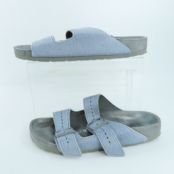 実際に弊社で買取させて頂いたRick Owens×BIRKENSTOCK/リックオウエンス×ビルケンシュトック アリゾナ ファー サンダル/26.5の画像 3枚目