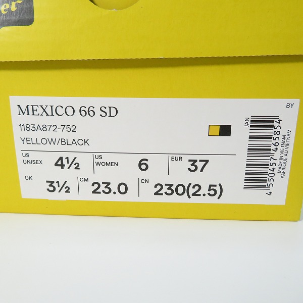 実際に弊社で買取させて頂いた【未使用】Onitsuka Tiger/オニツカタイガー MEXICO 66/メキシコ66 SD スニーカー 1183A872/23の画像 7枚目