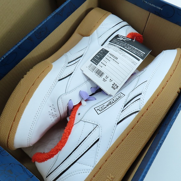 実際に弊社で買取させて頂いた【未使用】Reebok×Tom And Jerry/リーボック×トムアンドジェリー Club C Revenge/クラブC リベンジ H05220/27.5の画像 7枚目