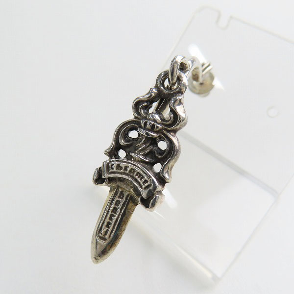 実際に弊社で買取させて頂いた(1)CHROME HEARTS/クロムハーツ ダガーフープ ピアス 
