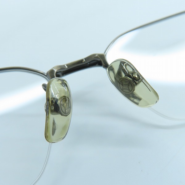 実際に弊社で買取させて頂いた999.9/フォーナインズ 眼鏡/メガネフレーム/アイウェア S-699Tの画像 3枚目