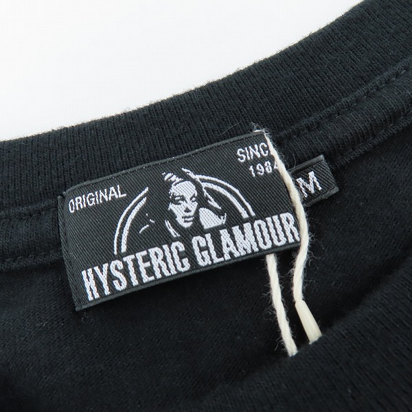 実際に弊社で買取させて頂いた【未使用】HYSTERIC GLAMOUR/ヒステリックグラマー MONDO PARADISE バックプリント Tシャツ 02212CT03 M の画像 2枚目