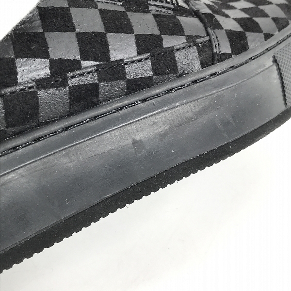 実際に弊社で買取させて頂いたISAMUKATAYAMA BACKLASH/バックラッシュ TRINITY ステアーヌバック レザー スニーカー 618-04  26.0の画像 7枚目