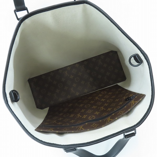 実際に弊社で買取させて頂いたLOUIS VUITTON/ルイ ヴィトン ウィークエンドトート GM モノグラムマカサー 2WAYショルダーバッグ/M45733の画像 3枚目
