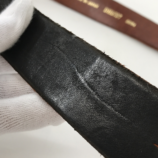 実際に弊社で買取させて頂いたVINTAGE WORKS/ヴィンテージ ワークス レザーベルト DH5737 33/84の画像 6枚目