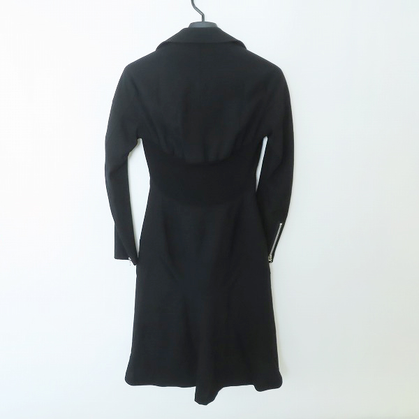 実際に弊社で買取させて頂いたJUNYA WATANABE COMME des GARCONS/ジュンヤワタナベコムデギャルソン ダブルライダースワンピース JL-O030/XSの画像 1枚目