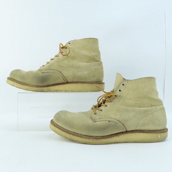 実際に弊社で買取させて頂いたRED WING/レッドウイング クラシックプレーントゥ ブーツ 8167/9.5Eの画像 3枚目