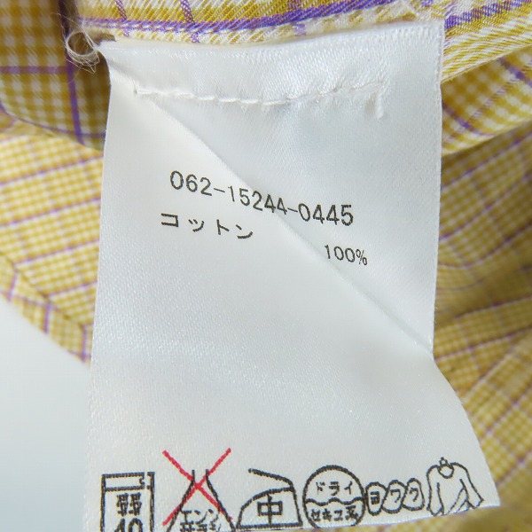 実際に弊社で買取させて頂いたETRO/エトロ レディース チェック柄シャツ 44の画像 3枚目