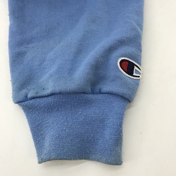 実際に弊社で買取させて頂いたChampion×PYREX VISION/チャンピオン×パイレックス ビジョン フーディ プリントパーカー ブルー/Mの画像 5枚目