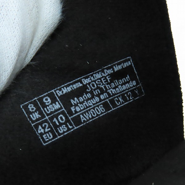 実際に弊社で買取させて頂いたDr.Martens/ドクターマーチン JOSEF/ジョセフ スライドサンダル 31570001/UK8の画像 5枚目