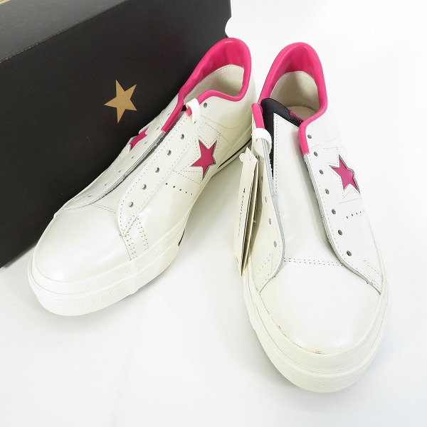実際に弊社で買取させて頂いたCONVERSE/コンバース ONE STAR OX ワンスター WHT/PK 9.5
