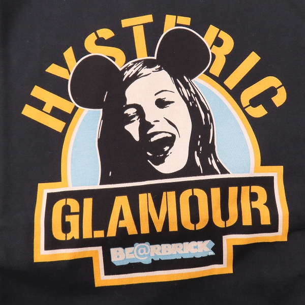 実際に弊社で買取させて頂いた【未使用】HYSTERIC GLAMOUR/ヒステリックグラマー BE@R&GIRL 2019 プリント Tシャツ 02192CT23 Mの画像 5枚目