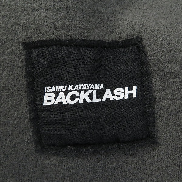 実際に弊社で買取させて頂いたISAMU KATAYAMA BACKLASH/バックラッシュ "SOFT SMOOTH" 縮絨ウール イージーパンツ 2022-01 Sの画像 2枚目