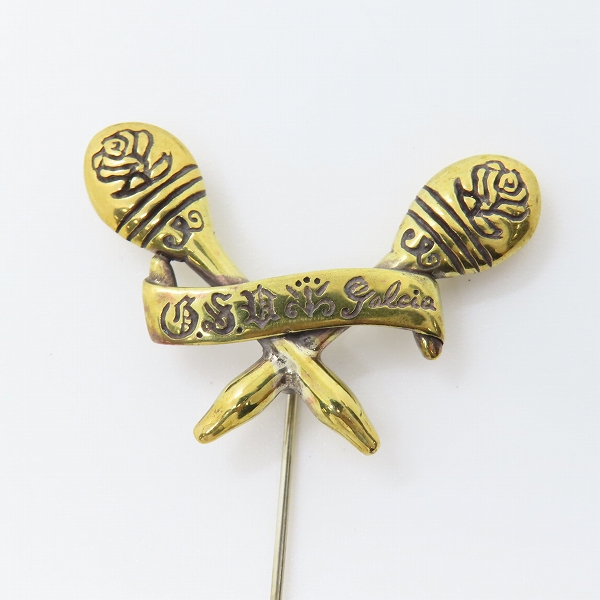 実際に弊社で買取させて頂いた(12)GANGSTERVILLE×Galcia/ギャングスタービル×ガルシア ハットピン/ラペルピンの画像 1枚目