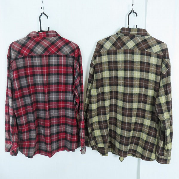 実際に弊社で買取させて頂いたDICKIES/ディッキーズ チェック柄 ネルシャツ/2点セットの画像 1枚目