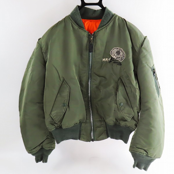 実際に弊社で買取させて頂いたALPHA INDUSTRIES/アルファインダストリーズ フライトジャケット MA-1 MIL-J-82790J/M
