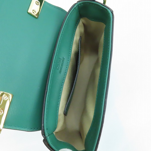 実際に弊社で買取させて頂いたCHLOE/クロエ CHLOE C/クロエシー 2WAY ハンドバッグ/ショルダーバッグ 型押し クロコダイル CHC19US193の画像 3枚目