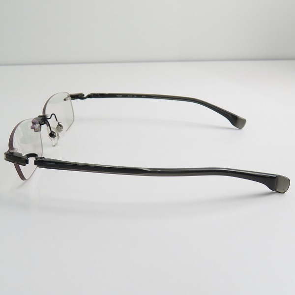 実際に弊社で買取させて頂いた999.9/フォーナインズ ツーポイント/リムレス 度入り眼鏡/メガネフレーム TW-45Tの画像 1枚目