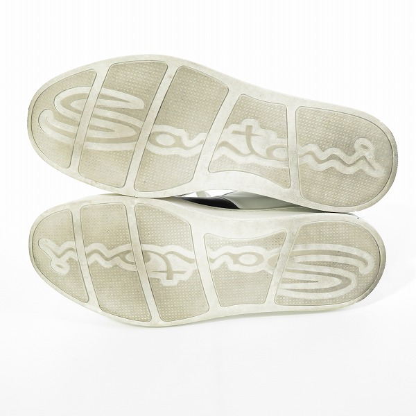 実際に弊社で買取させて頂いたSANTONI/サントーニ ローカット レザースニーカー MBGL21386PNNGTBDI60/UK6の画像 2枚目