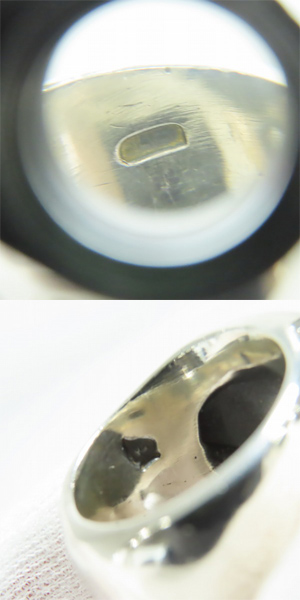 実際に弊社で買取させて頂いたTHIRTEEN DESIGNS/サーティーンデザインズ マッドスカルリング ストーンアイズ 20-21号の画像 7枚目