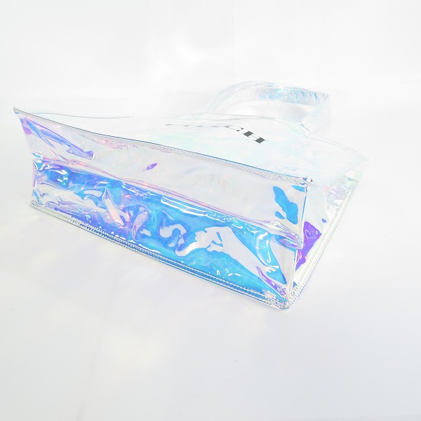 実際に弊社で買取させて頂いたCOACH/コーチ ノベルティ オーロラ ビニールトートバッグの画像 2枚目