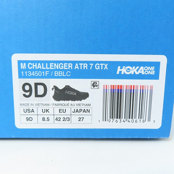 実際に弊社で買取させて頂いた(1)HOKA ONE ONE/ホカ オネオネ CHALLENGER ATR 7 GTX スニーカー 1134501F/27.0の画像 8枚目