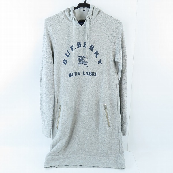 実際に弊社で買取させて頂いたBURBERRY BLUE LABEL/バーバリーブルーレーベル  ワンピース フード/38