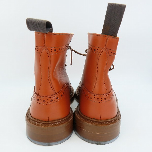実際に弊社で買取させて頂いたTrickers/トリッカーズ MOLTON/モールトン カントリーブーツ ウイングチップ M2508/6.5の画像 1枚目