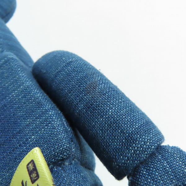 実際に弊社で買取させて頂いたBE@RBRICK/ベアブリック 柿沼東光 ART OF LIVING 木目込み 藍染 の画像 8枚目