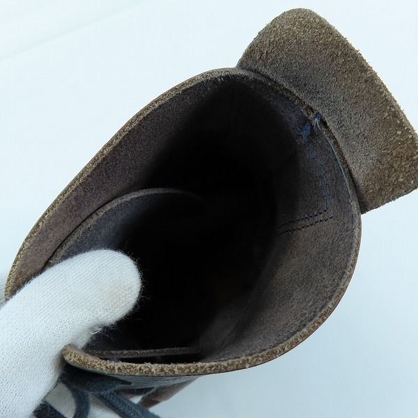 実際に弊社で買取させて頂いたTrippen/トリッペン Nomad blue レースアップ ブーツ NOMAD-WAW212 37の画像 4枚目