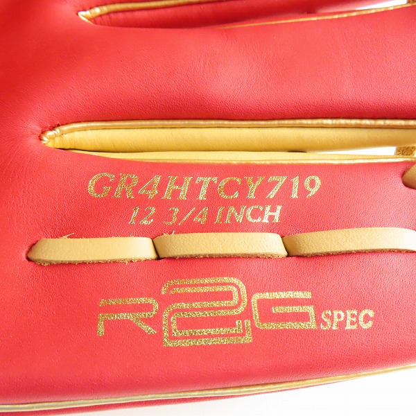 実際に弊社で買取させて頂いたRawlings/ローリングス HYPER TECH COLOR SYNC 軟式 外野手 グローブ GR4HTCY719の画像 8枚目