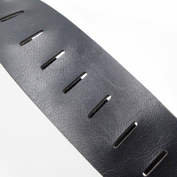 実際に弊社で買取させて頂いたFERNANDES/フェルナンデス レザー調 ストラップ ギターストラップ ベースストラップ ブラック系の画像 6枚目