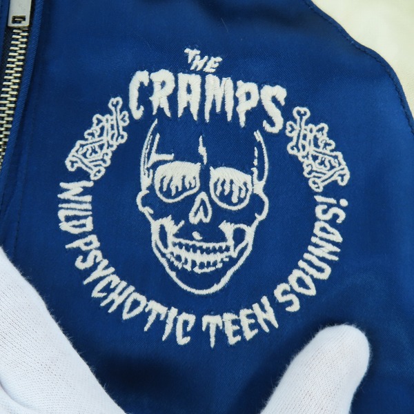 実際に弊社で買取させて頂いたHYSTERIC GLAMOUR /ヒステリックグラマー THE CRAMPS スカジャン 0161AB07 /Sの画像 5枚目