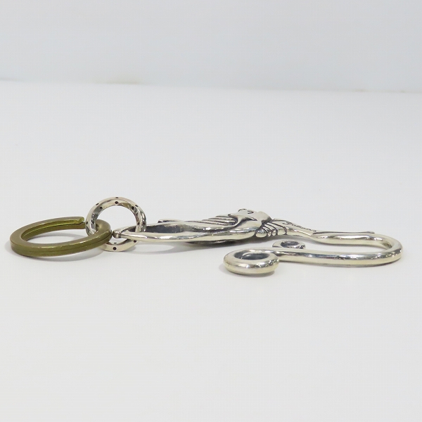 実際に弊社で買取させて頂いた（2）GANGSTERVILLE×Galcia/ギャングスタービル×ガルシア スワロー キーホルダー シルバーの画像 3枚目